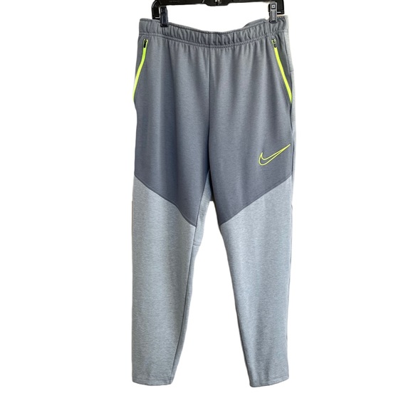 Nike | Pants | Nike Thermafit Mens Training Pants Sweatpants Jogger Smoke  Grey Volt | Poshmark